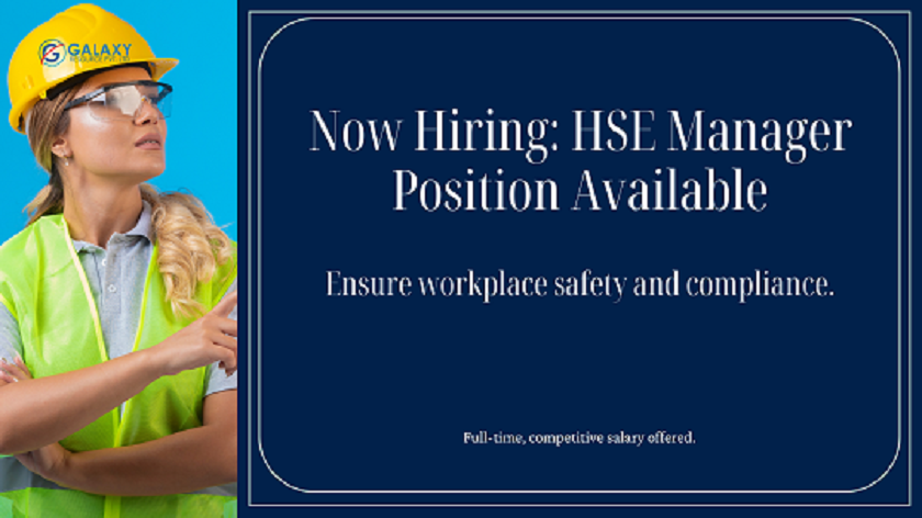 Hiring HSE (health and safety) Manager Grplindia